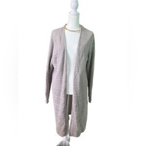 Torrid Women’s Duster Knit Cardigan Beige Size 1 Long (XL)